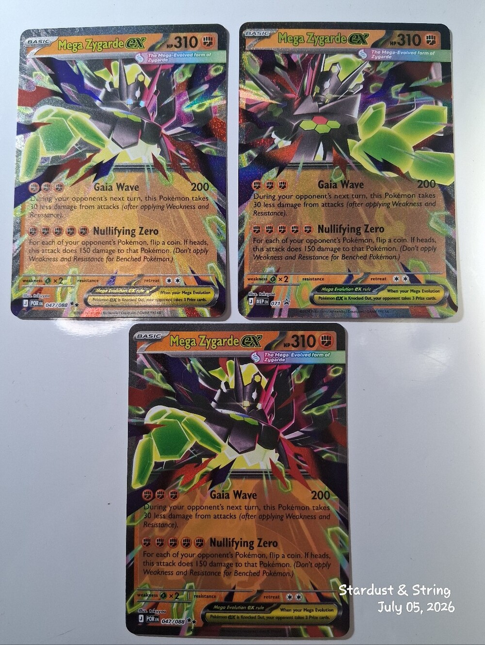 Pokemon Mega Zygarde Ex Bundle Perfect Order 47 And 102 Playset Lot - Picture 4 of 5